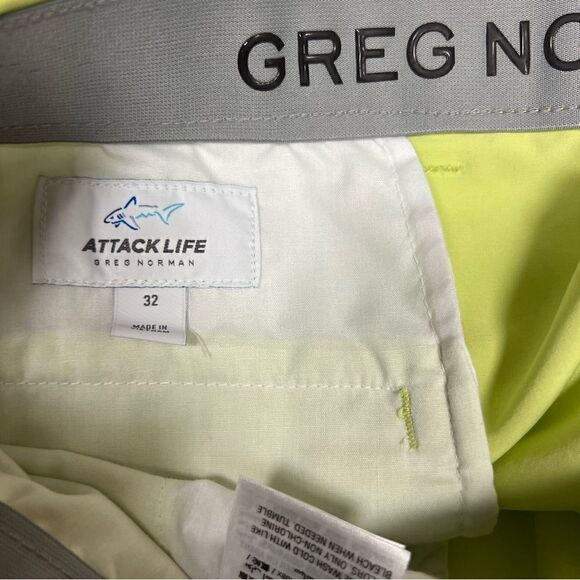Greg Norman lightweight “ attack life” golf shorts Sz 32 - Picture 4 of 6